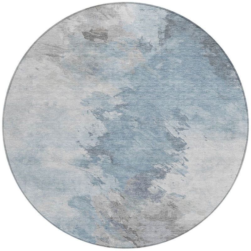 HomeRoots Abstract Transitional Rectangle Outdoor Rug