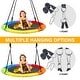 preview thumbnail 20 of 22, Trekassy 700lb 40'' Saucer Tree Swing for Kids Adults 900D Oxford Waterproof with 2pcs Tree Hanging Straps