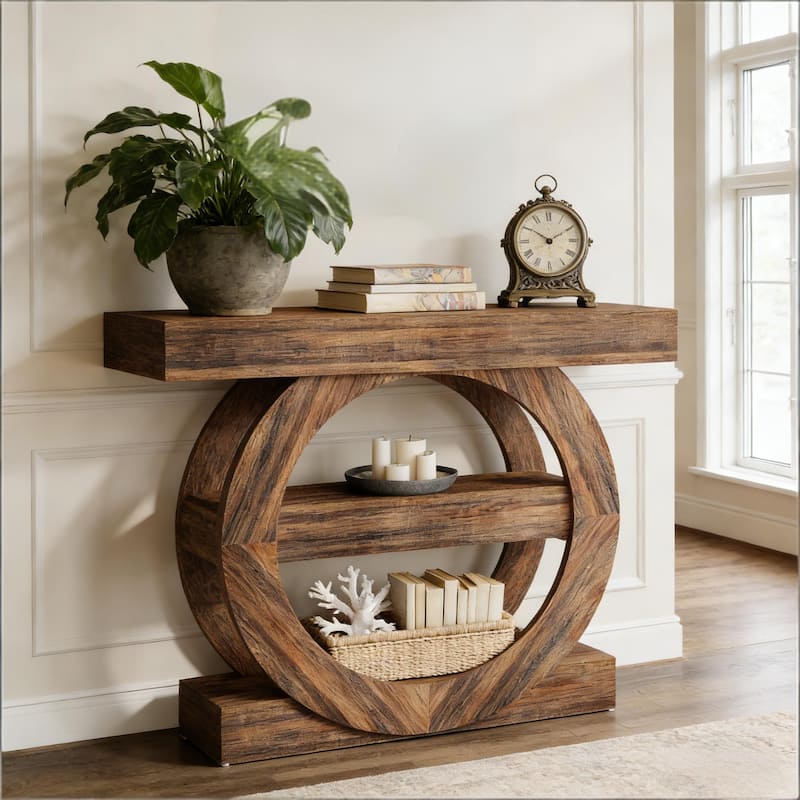 Hallway TV Organization,Side Table