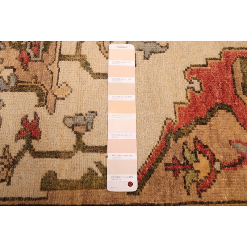 ECARPETGALLERY Hand-knotted Jules Sultane Cream Wool Rug - 4'0 x 6'3