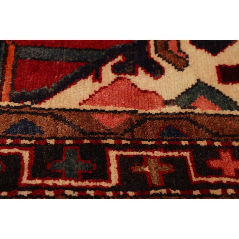 ECARPETGALLERY Hand-knotted Andelz Red Wool Rug - 4'6 x 8'0