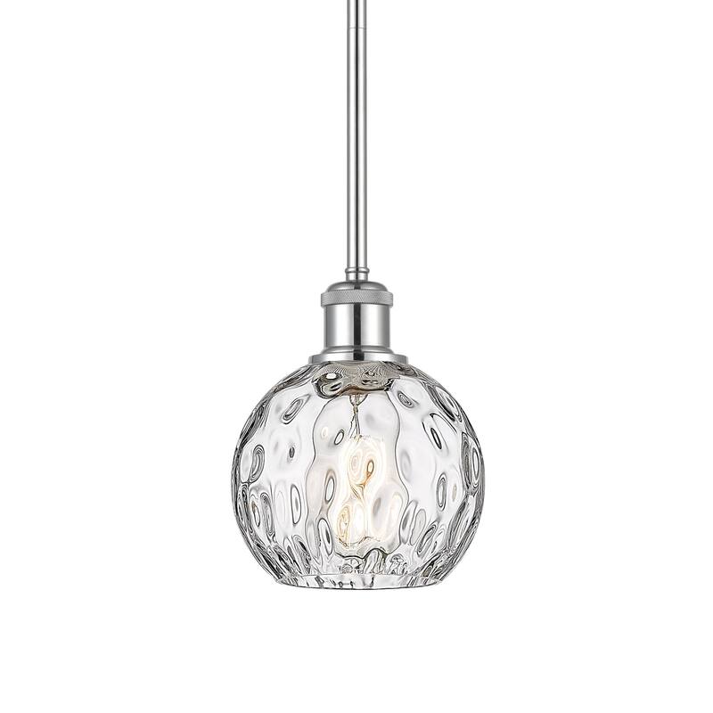 Innovations Lighting 516-1S-8-6 Athens Pendant Athens 6" Wide Mini - Polished Chrome / Clear Water Glass