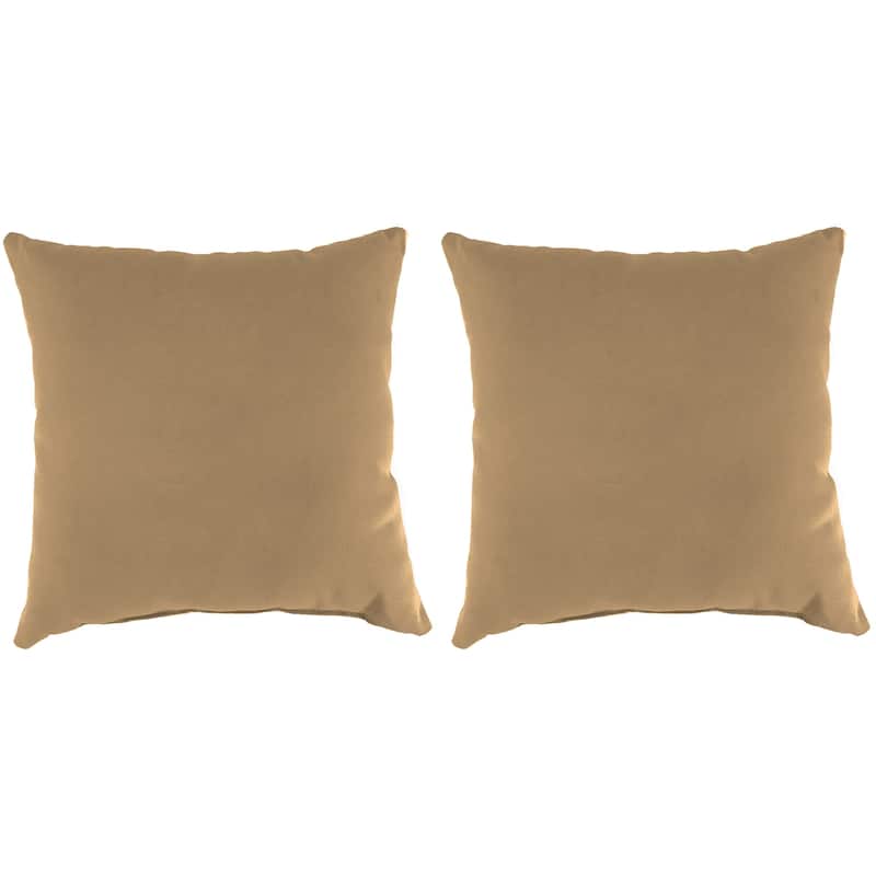 Sunbrella 18" x 18" Outdoor Throw Pillow - Set of 2 - 18'' L x 18'' W x 4'' H
