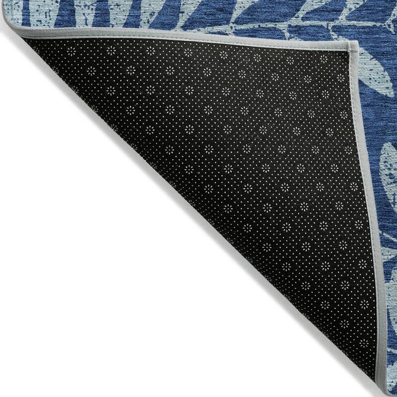 Machine Washable Indoor/ Outdoor Chantille Palm Rug