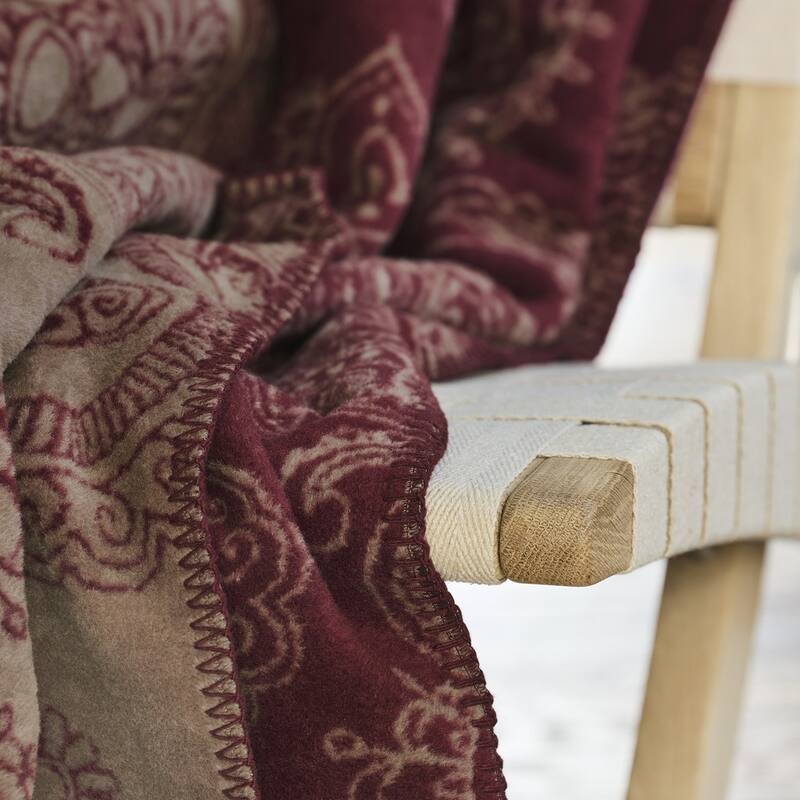 IBENA Paisley Super Soft Oversize Throw Blanket 'Salem'