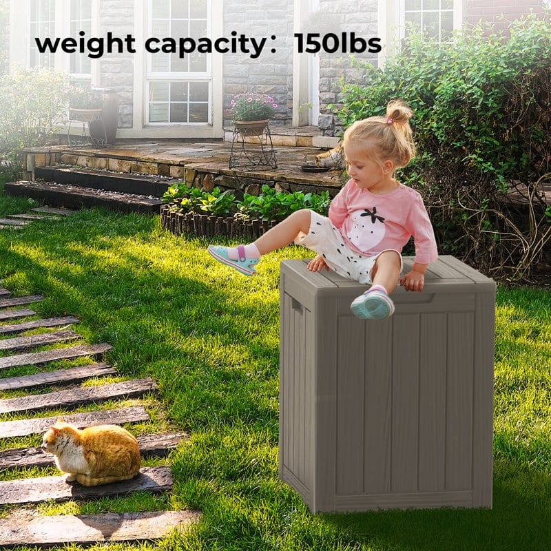 Outdoor Patio Storage Resin Lockable Deck Box