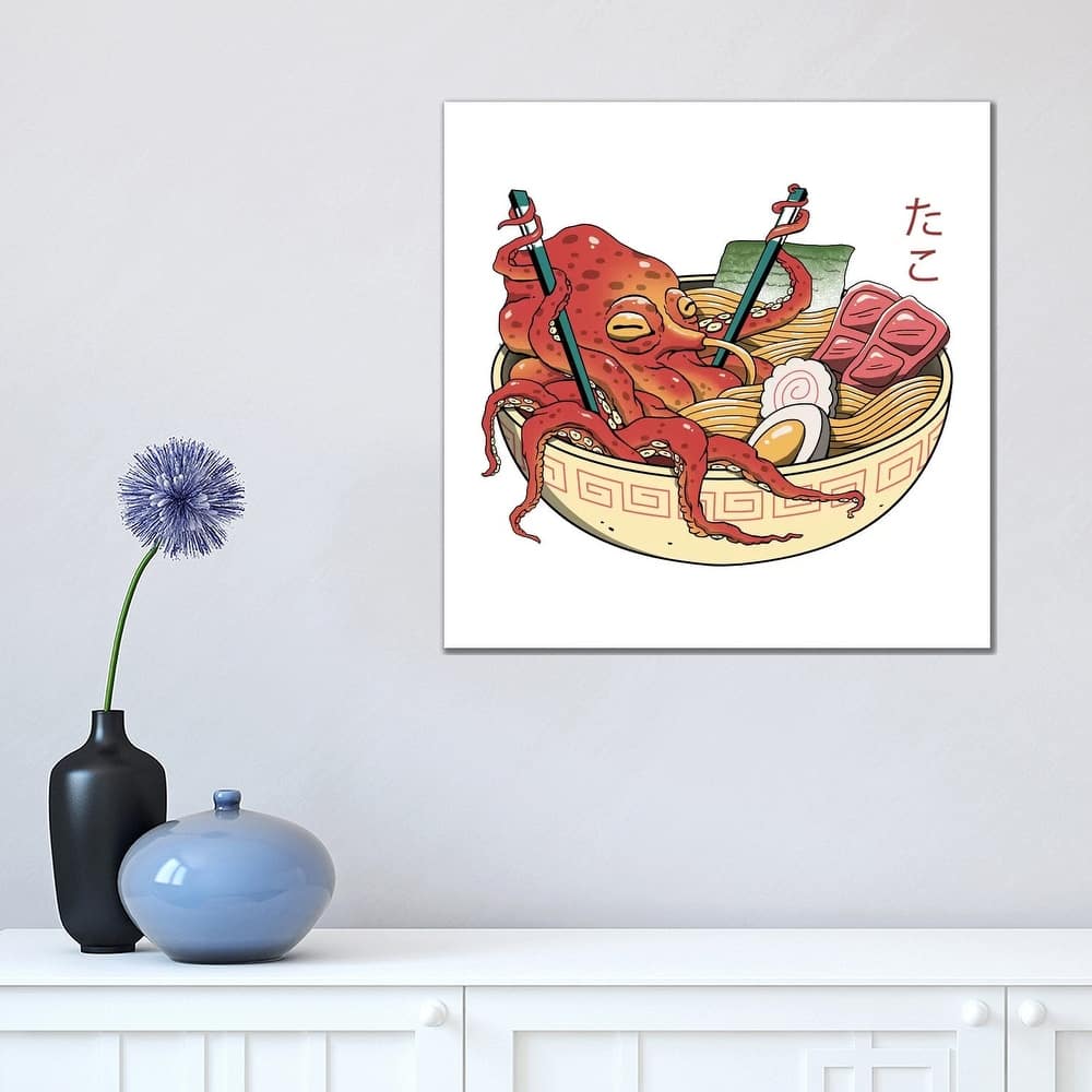 iCanvas "Tako Ramen" by Vincent Trinidad Canvas Print