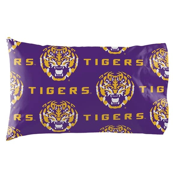 COL 875 LSU Tigers Rotary Queen Bed In Bag Set Bed Bath & Beyond