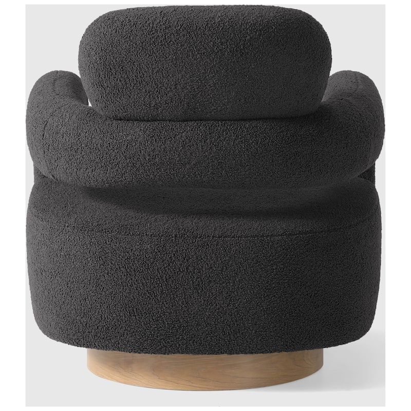 Bayville 29" Wide Sherpa Swivel Chair (Set of 2)