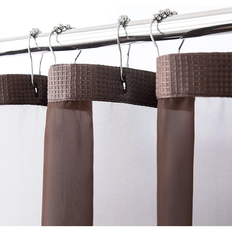Porch & Den Roycroft Hotel Shower Curtain with Detachable Liner