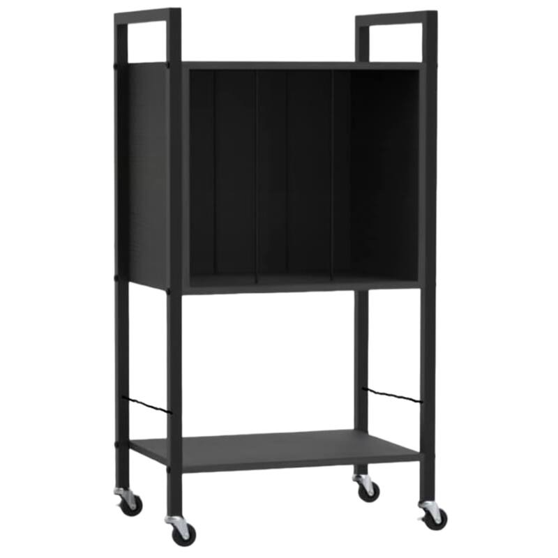 Vinyl Record Player Stand with Record Storage
