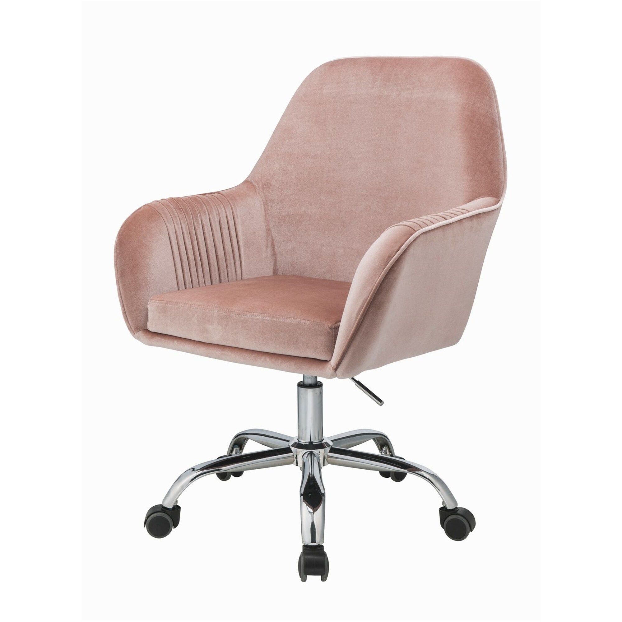 Peach velvet chair outlet