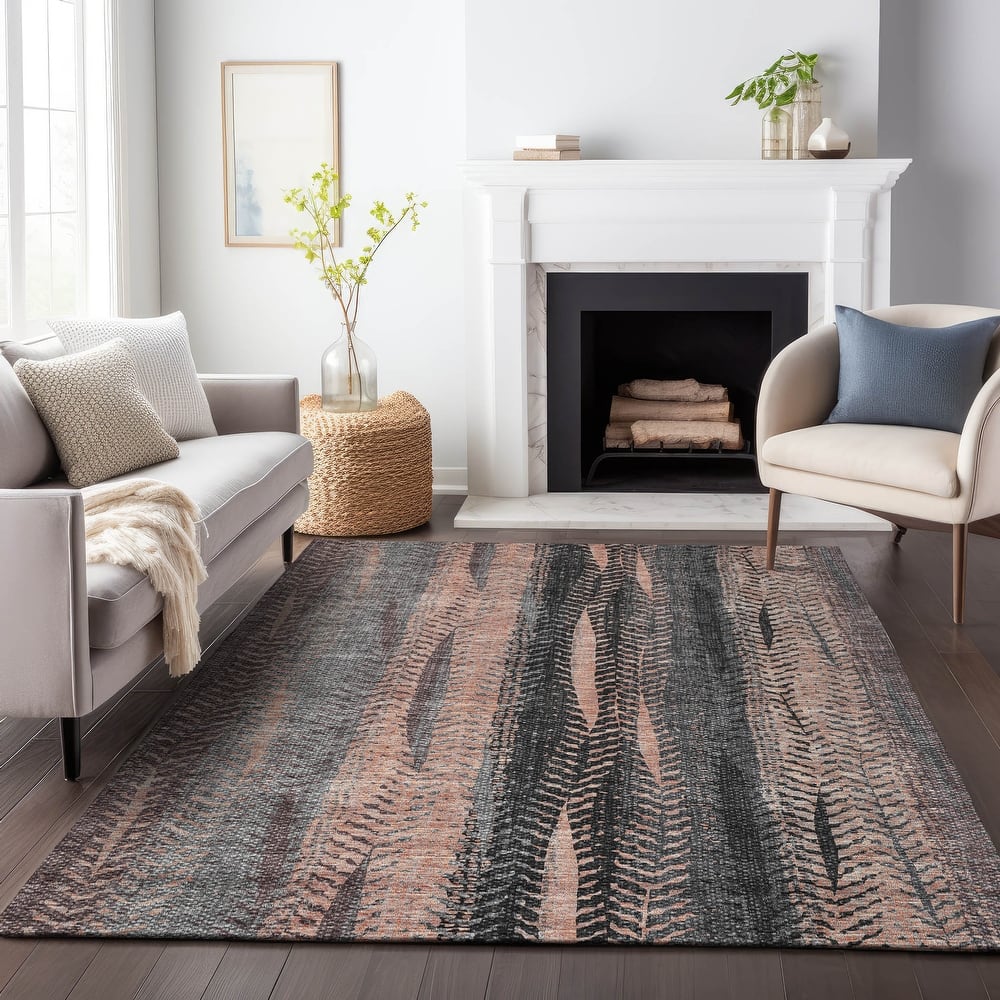 Premium Washable Super Soft Boho Tracks Mayfield Rug
