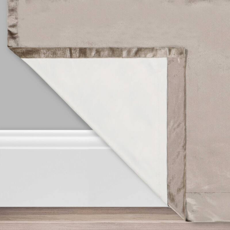 Eclipse Harper Velvet Absolute Zero Blackout Window Panel
