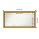 preview thumbnail 64 of 191, Wall Mirror Choose Your Custom Size - Extra Large, Townhouse Gold Wood Outer Size: 50 x 26 in