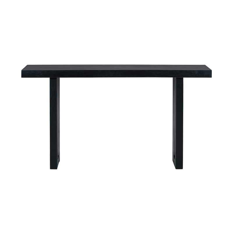 Modern 59" Console Table with Distinctive Shapes for Entryway and Living Spaces