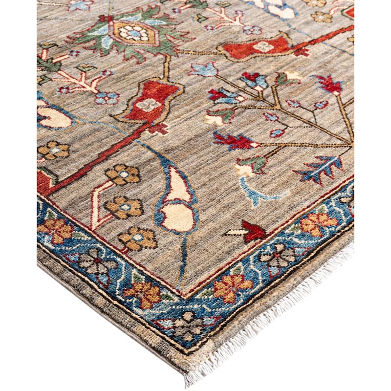 Serapi One-of-a-Kind Hand-Knotted Area Rug - Brown - 9' 3" x 11' 11"