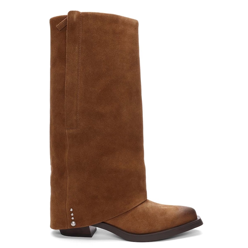 ASH Lewis Foldover Suede Tall Boot