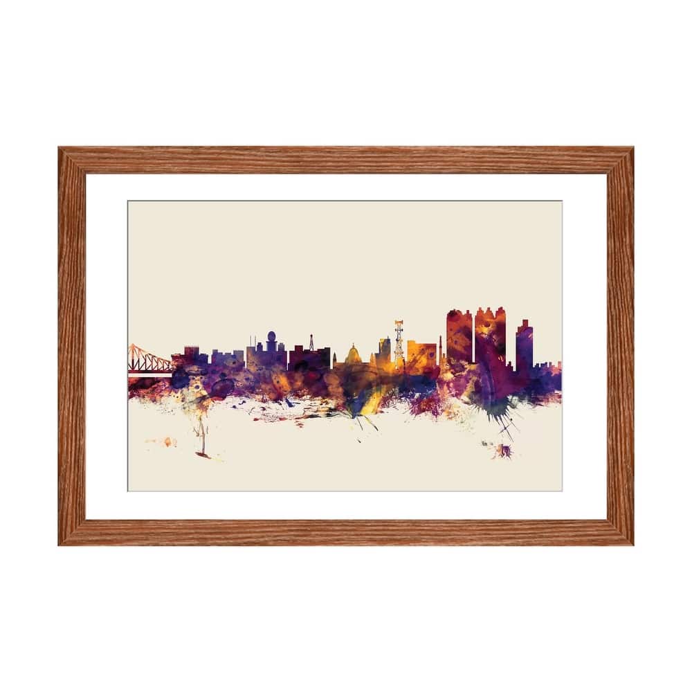 iCanvas "Kolkata (Calcutta), India On Beige" by Michael Tompsett