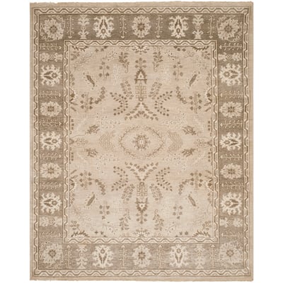 SAFAVIEH Couture Hand-knotted Oushak Liva Traditional Oriental Wool Rug