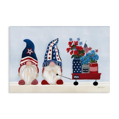 Stupell American Gnome & Wagon Canvas Wall Art Design By Yvette St. Amant