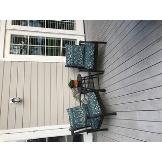 Arden Selections Sapphire Aurora Damask Outdoor Deep Seat Set