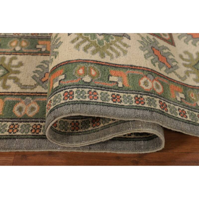 Traditional Kazak Oriental Area Rug Handmade Bedroom Wool Carpet - 8'2" x 9'10"