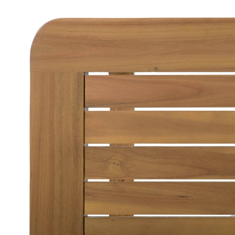 Christopher Knight Home Caspian Acacia Wood Patio Dining Table with Curved Leg