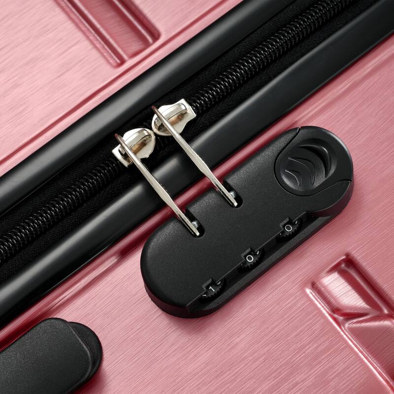 Luggage Sets 3 Piece ABS Hardshell Lightweight Durable Suitcase with Spinner Wheels, for Travel Men Women