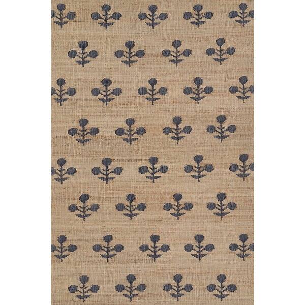Erin Gates by Momeni Orchard Bloom Hand Woven Wool and Jute Rug Bed