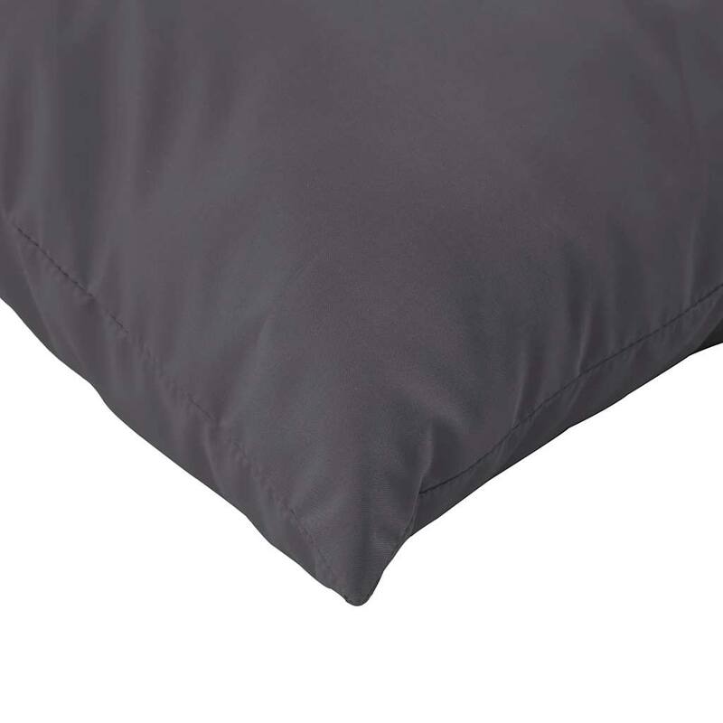 vidaXL Pallet Cushion Anthracite Oxford fabric Square Contemporary - 23.6 x 23.6 x 3.1 in