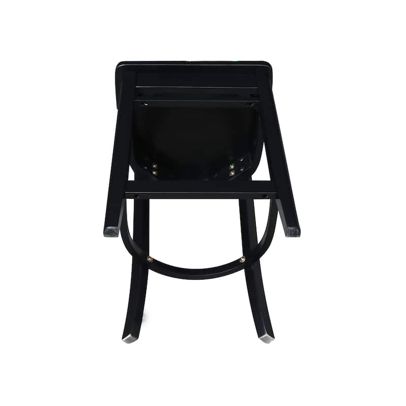International Concepts Solid Wood Emily Dining Stool