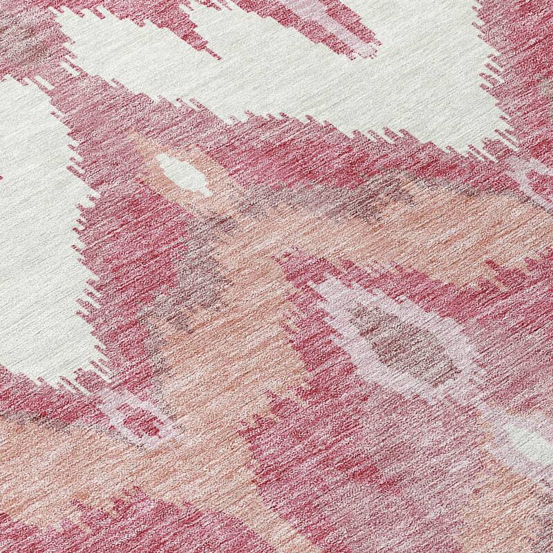Machine Washable Indoor/ Outdoor Chantille Boho Ikat Rug