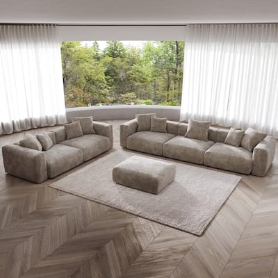 3PCS Modern Couch Set Living Room Furniture Set
