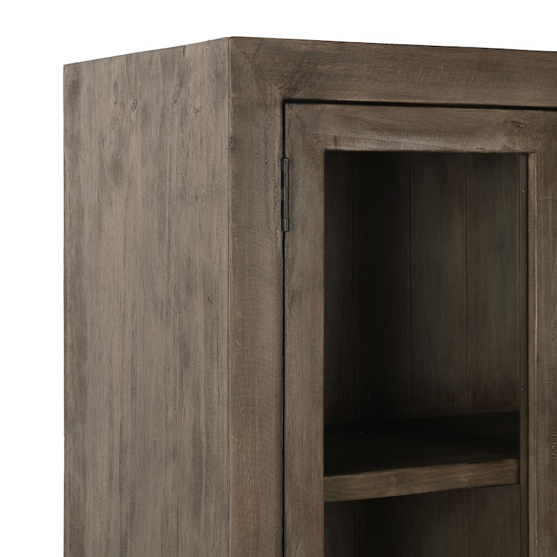 Kasey Reclaimed Pine Display Cabinet by Kosas Home