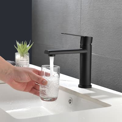 Single Handle Bathroom Sink Faucet One Hole Bathroom Faucets Modern Basin Vanity Taps Without Drain