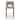 Varekian Counter Stool, Fully Upholstered Iron Frame, Carved Backrest Detail, Light Brown