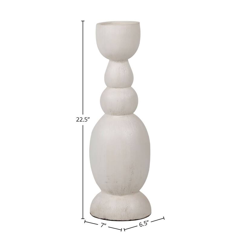 Cameron Vase, White