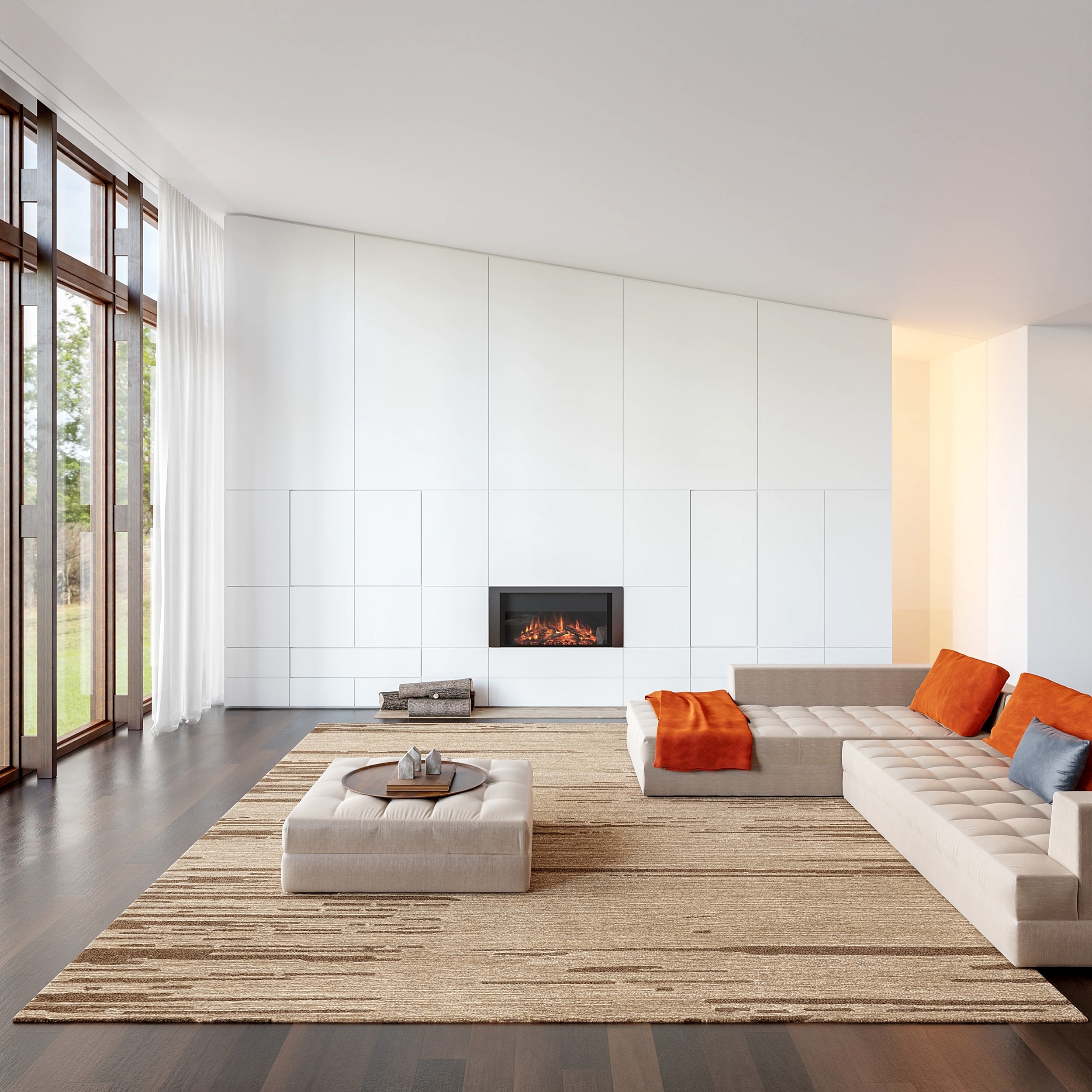 Barun Wool Area Rug
