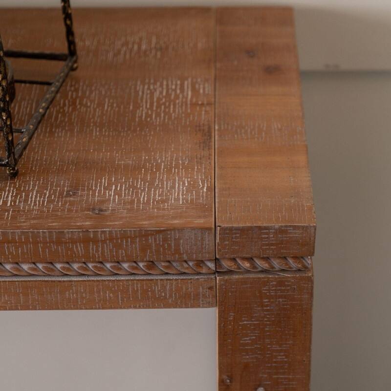 Solid Wood 63.78" Narrow Console Table for Living Room, Hallway and Entryway Decor