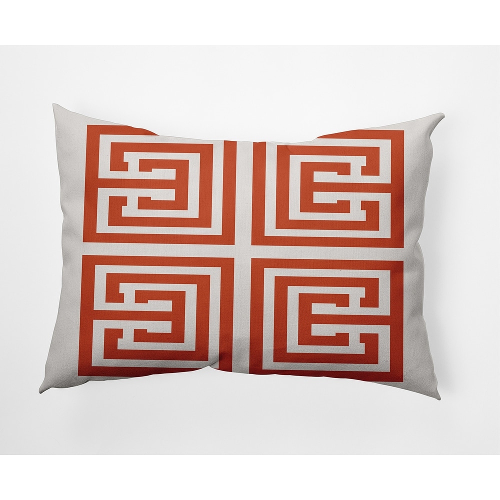 Greek Key Decorative Indoor Pillow