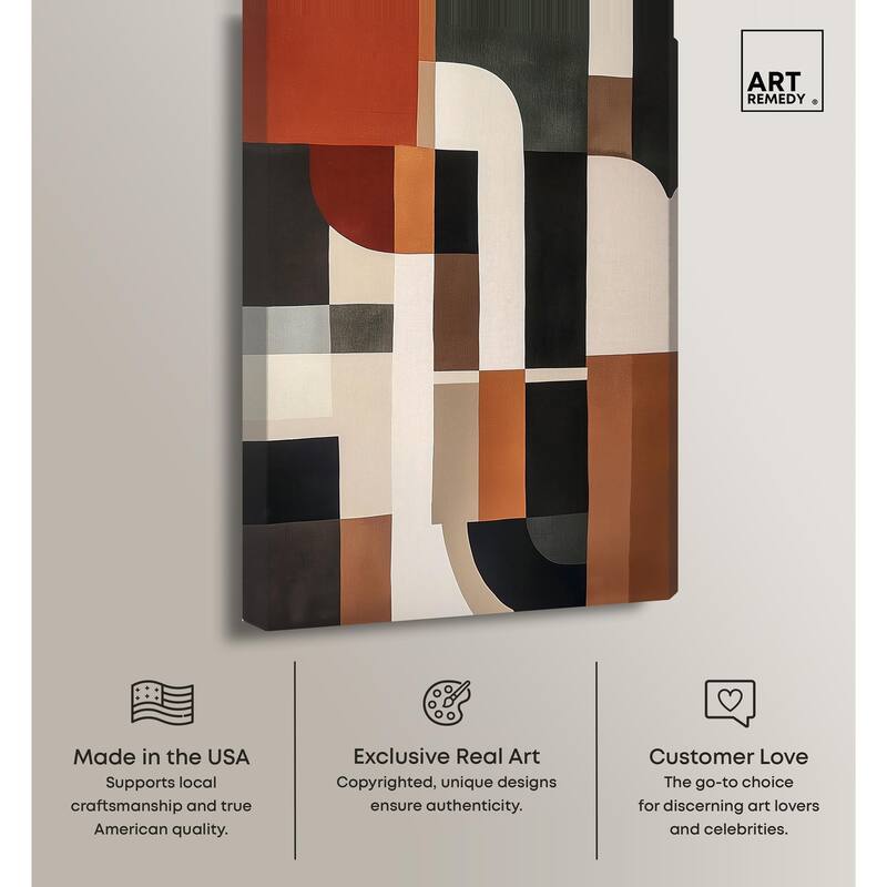 Jahns' Abstraction II Canvas by Art Remedy, Gallery Wrapped