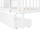 preview thumbnail 9 of 30, Full Over Full Bunk Bed with Drawers and Ladder - Stylish and Safe