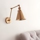 preview thumbnail 22 of 43, Elliot 7" Adjustable Arm Metal LED Wall Sconce, Chrome by JONATHAN Y