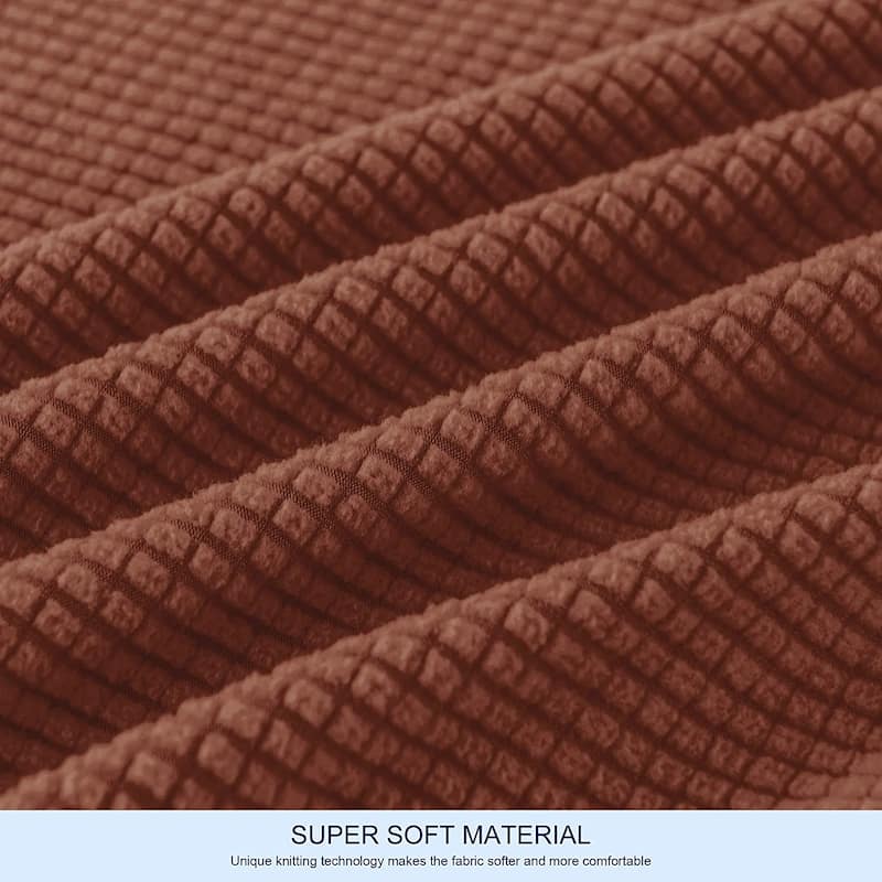 Subrtex 2-Piece Stretch Separate Sofa Cushion Cover Elastic Slipcover