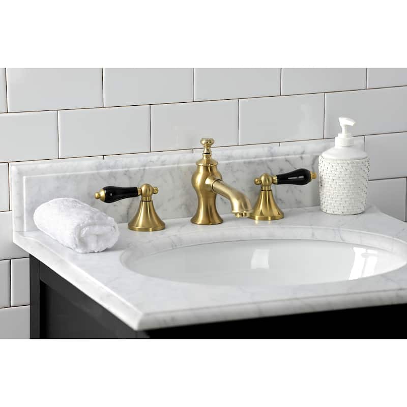 Duchess 8 in. Widespread Bathroom Faucet in Brushed Brass