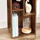 preview thumbnail 11 of 34, VECELO Set of 3 Cube Bookshelves 2/3/4-Tier Open Shelf Bookcase with Irregular Cubes for Living Room Study Bedroom Office