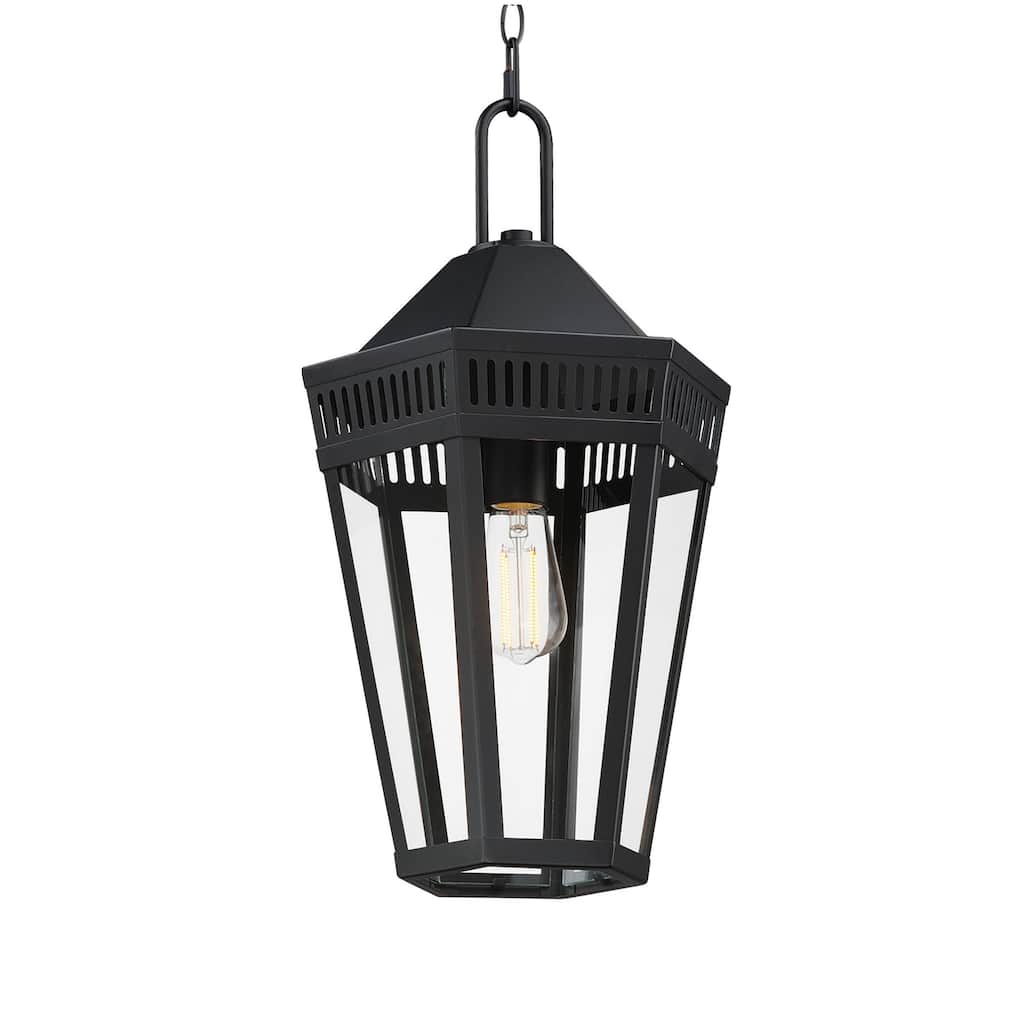 Maxim 30596CL Oxford 10" Wide Outdoor Mini Pendant