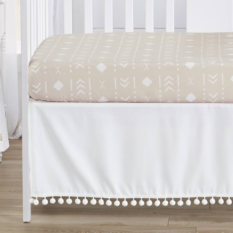 Boho Llama Boy Girl 4pc Nursery Crib Bedding Set - Gender Neutral Beige Taupe Bohemian Southwest Watercolor Mountain Farmhouse