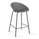 preview thumbnail 22 of 38, Set of 2 26-inch Contemporary Eiffel Dowel DSW Counter Height Stool Barstool With Backs For Kitchen Home Side Break Room